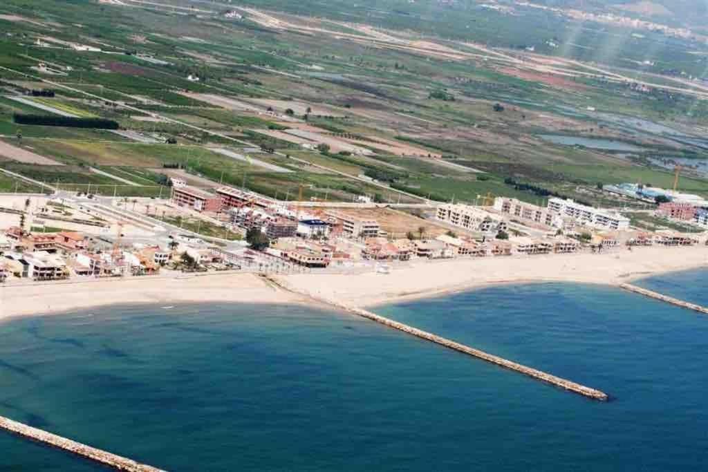 Apto Con Piscina En La Playa Cerca De Vlc Con Ac Puzol Ngoại thất bức ảnh